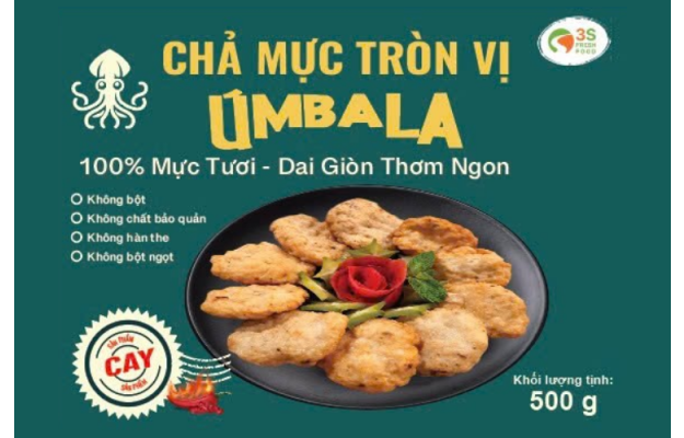 Chả Mực Tròn Vị Cay - Úmbala 500g